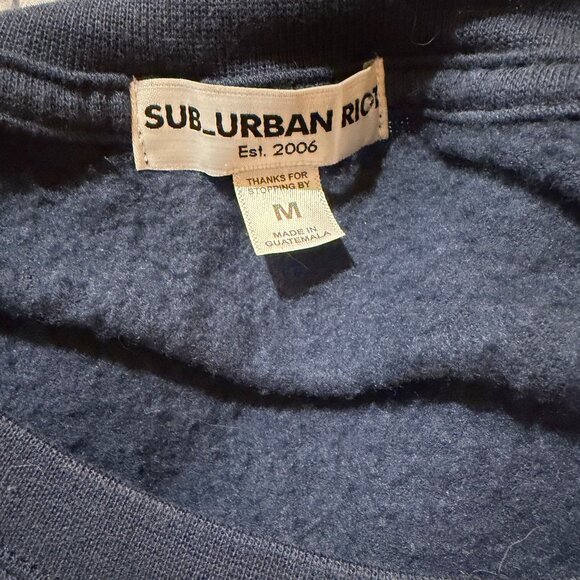 Kale Navy Creweck Sweatshirt Size Medium - Picture 2 of 2